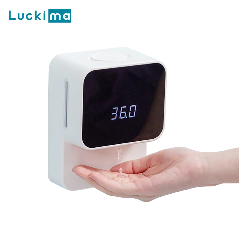 

Бесконтактный автоматический дозатор мыла, настенное крепление для ванной комнаты, детский Перезаряжаемый USB Ручной Дозатор с цифровым инф...