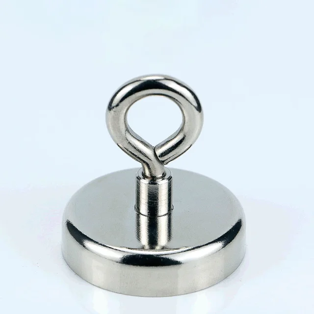 

1Pcs Powerful Magnetic Hook Wall-mounted Heavy Magnet Hook Household Storage Tools sea Fishing Salvage Magnet Searcher