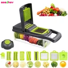 Овощерезка многофункциональная терка для фруктов и картофеля, терка для моркови, кухонные принадлежности, корзина, слайсер для овощей