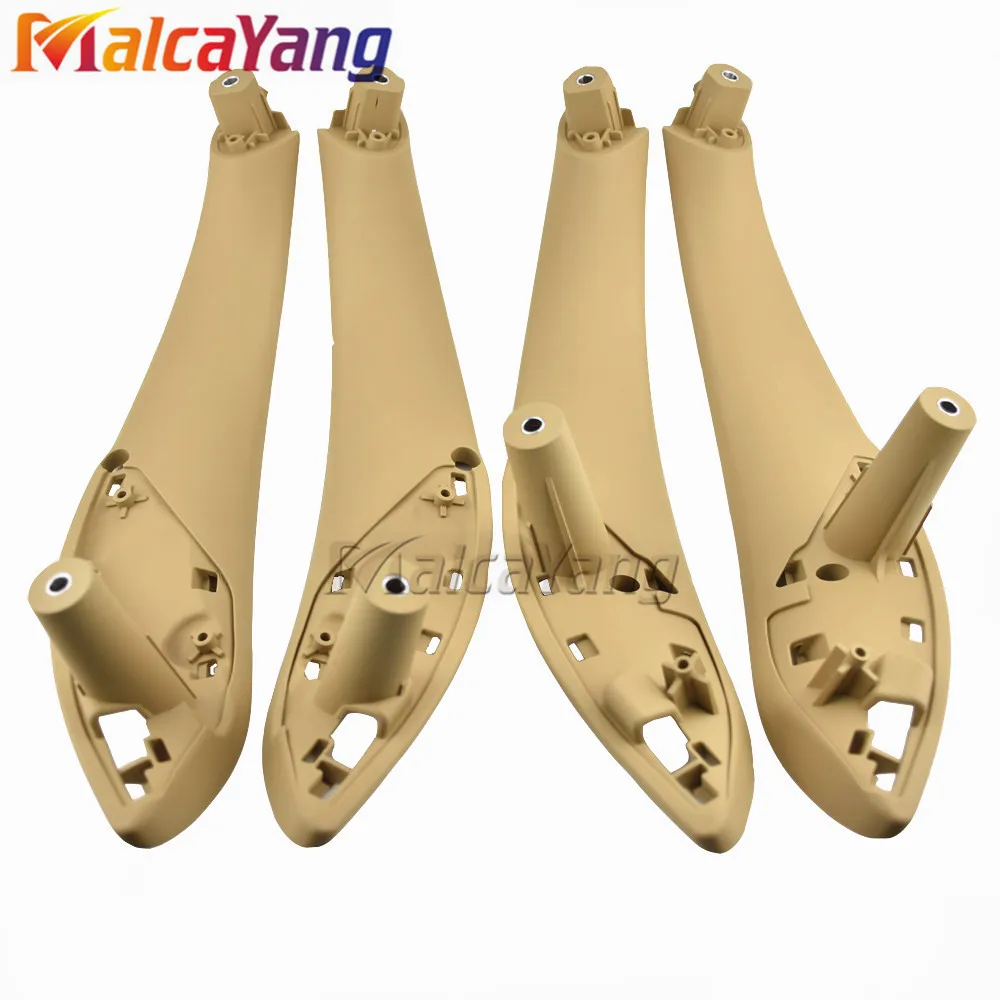 

4 pcs Black/Beige Left Right Front Rear Car Interior Inner Door Handle Pull Trim Cover For BMW F30 F31 F32 F33 F34 F35 F36 F80