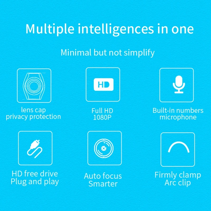 

Computer Camera 1080P USB Camera Driver-Free HD Conference Video Live Camera