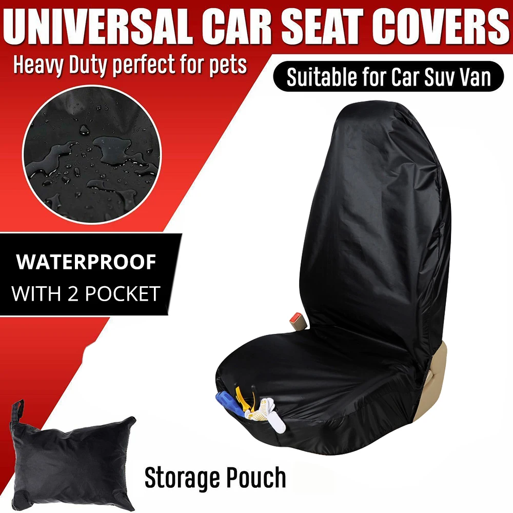 

Waterproof Bucket Seat Cover (1 Piece) Universal Fit for Most of Cars For saab 93 accessories For haval h6 2021 For nissan