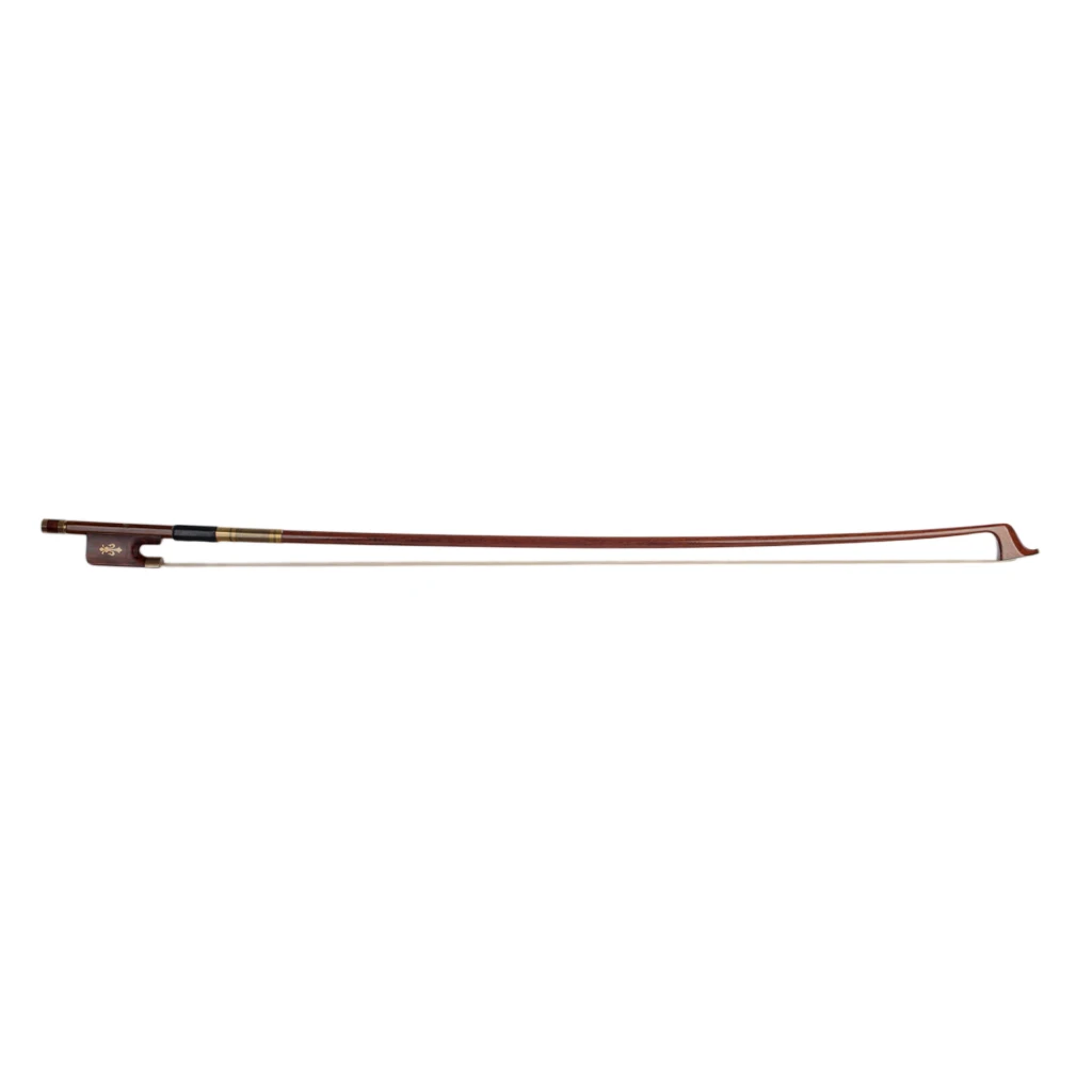 Brazilwood Cello Bow 4/4 Full Size With Ebony Frog And Octagonal Silver Mount Well Balanced Light Weight Real Mongolia Horsehair
