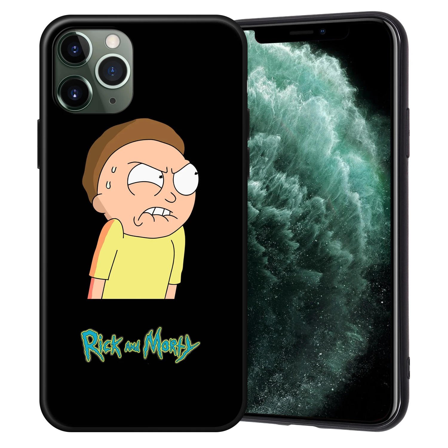 Рик и Морти черный чехол ТПУ для iPhone XR XS Max X Coque для iPhone 11 Pro Max чехол для iPhone 7 8 6 6S Plus 5 5S SE Fundas - Цвет: H7247
