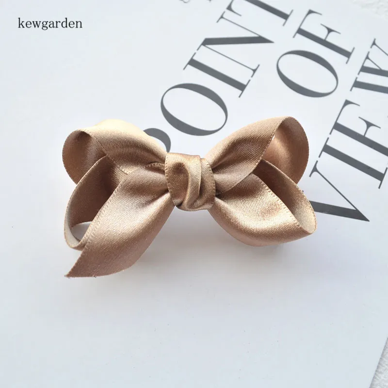 Kewgarden 25 мм " яркий светильник золотые ленты DIY бант аксессуары для волос Saitn ленты ручной работы ленты 5 ярдов