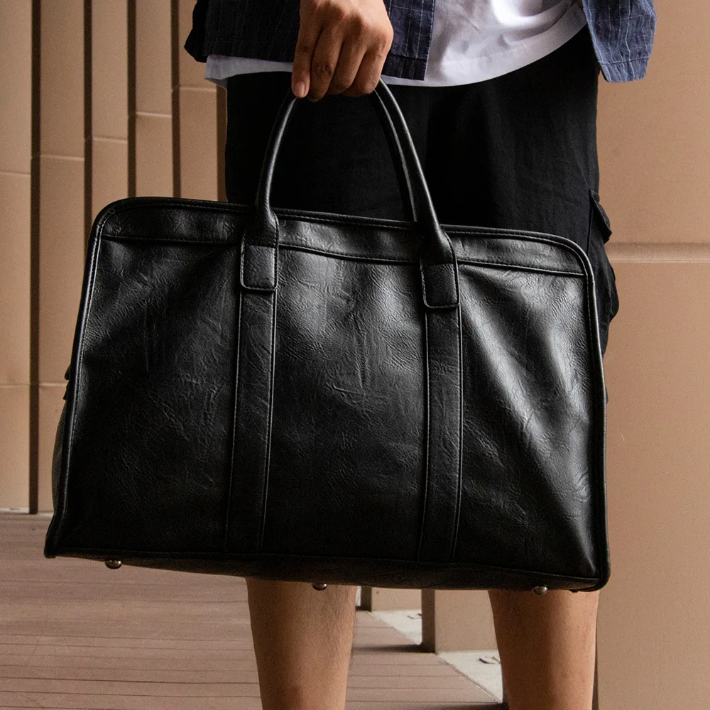 2020 Men's Women's Business Bag Briefcase Computer Weekend Travel Luggage HandBags PU Leather soft Shoulder for Male Female |
