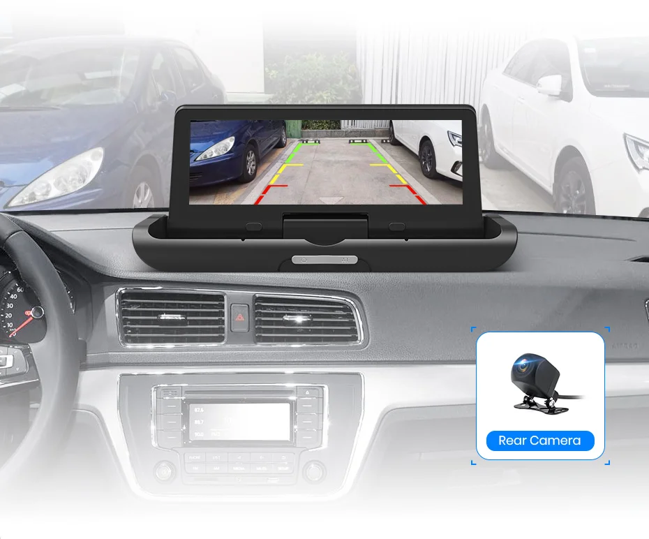 Junsun E95P Авто 4G Android 8,1 ADAS 2+ 32GB Автомобильный видеорегистратор Dash Cam FHD 1080P двойной объектив запись Автомобильный видеорегистратор зеркало заднего вида