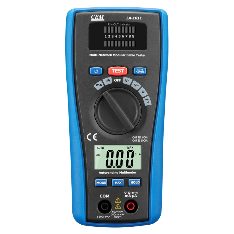 

CEM LA-1011 2 in 1 300m Multimeter and LAN Network Cable Tester