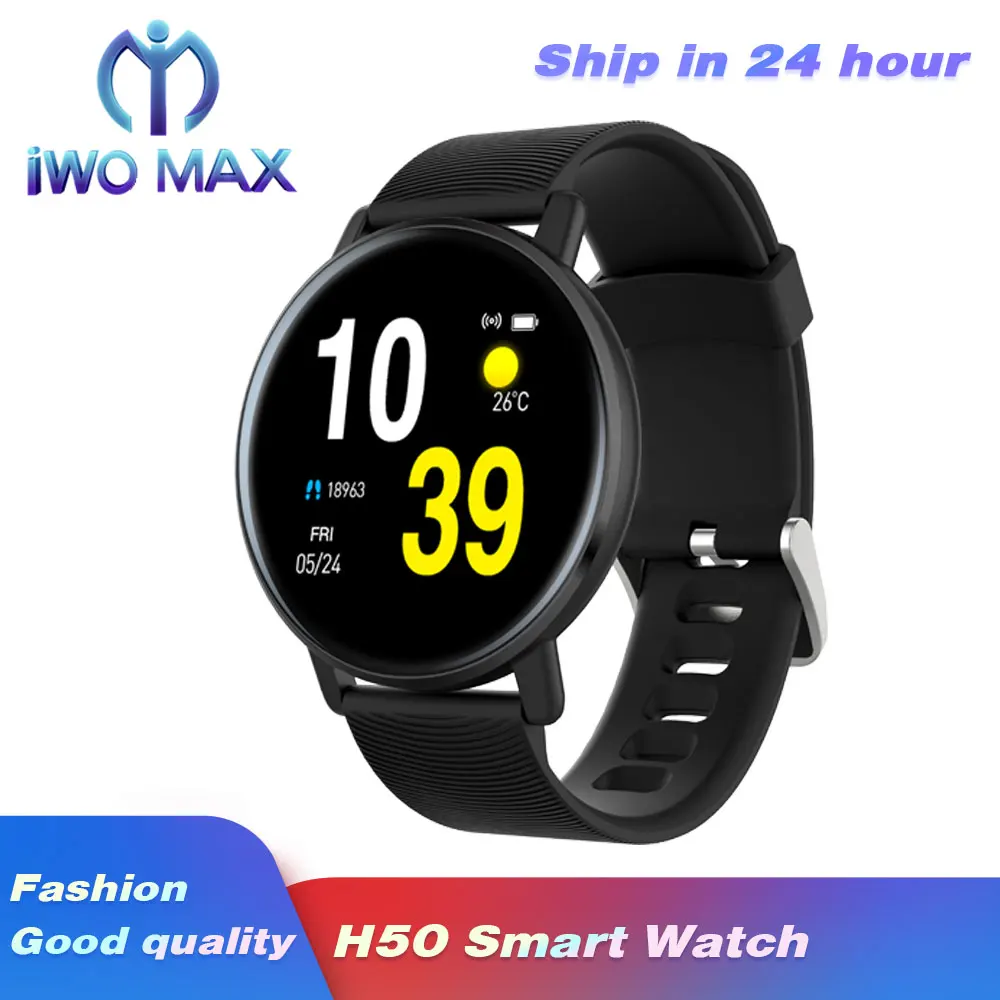 Умные часы IWO MAX H50 Bluetooth фитнес трекер Смарт сообщения напоминания спортивные IP67