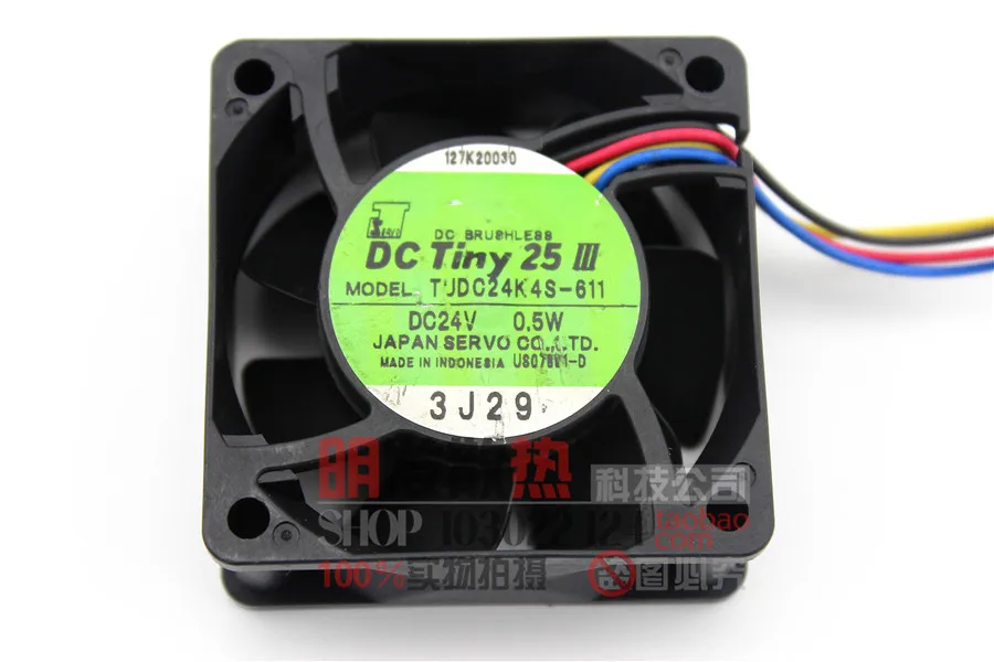 6025/6 см 24V 24K4S 611 DC беззвучный Инвертер Вентилятор охлаждения|Кулеры и системы