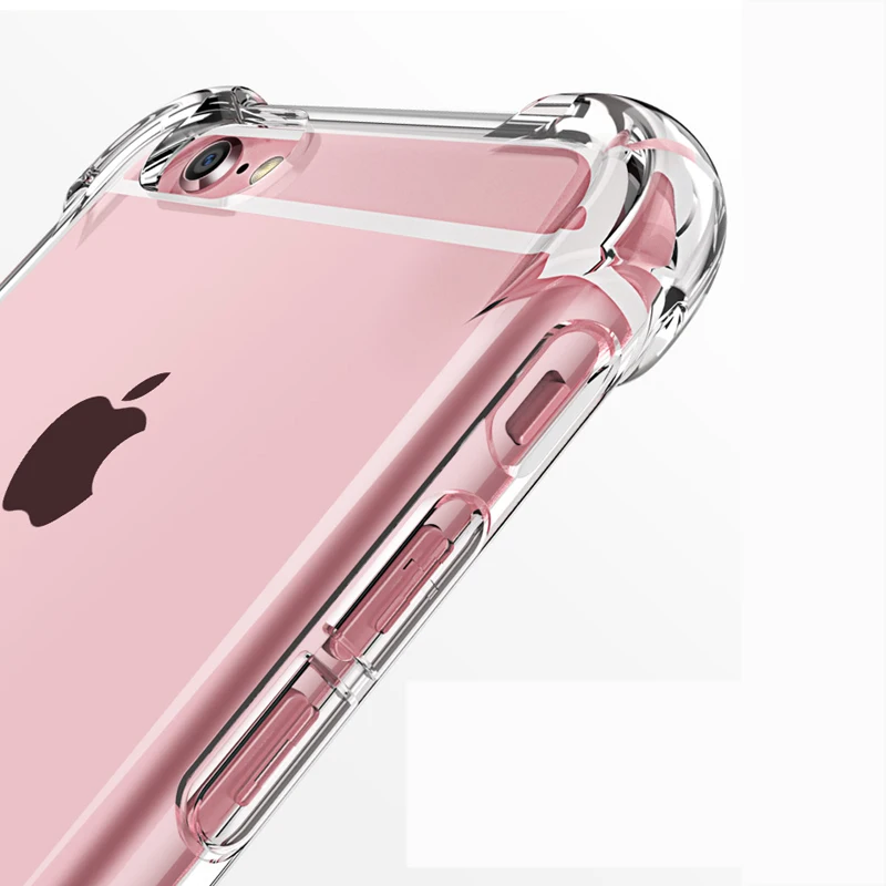 Оригинальный прозрачный чехол для iPhone X XS MAX XR 7 8 6 6S Plus мягкая гелевая резиновая