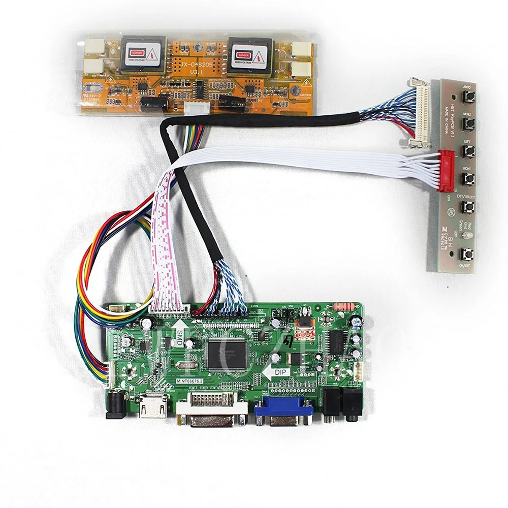 Новый комплект монитора M.NT68676 для LTM190E4-L01 LTM190E4-L02 HDMI + DVI VGA ЖК-светодиодный драйвер