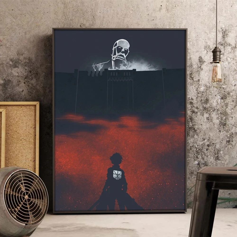 

Anime Attack On Titan Canvas Prints Poster Home Decoration Modern Painting Wall Art Pictures Modular Living Room Frame Artwork