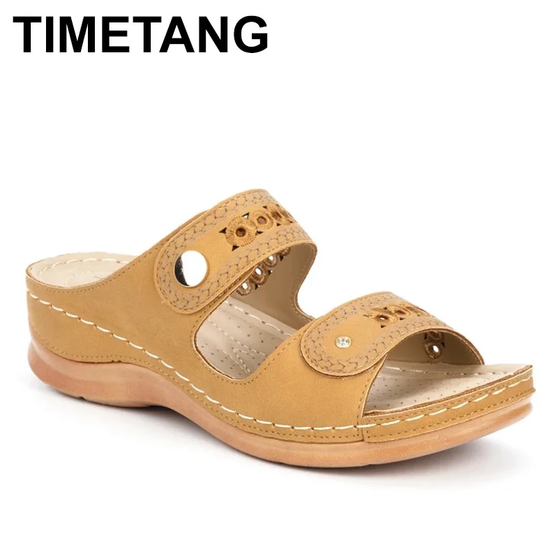 

TIMETANG женские босоножки 2021 летние пляжные Босоножки с открытым носком, на высоком тонком каблуке и платформе, с мягкой резиновой подошве с за...