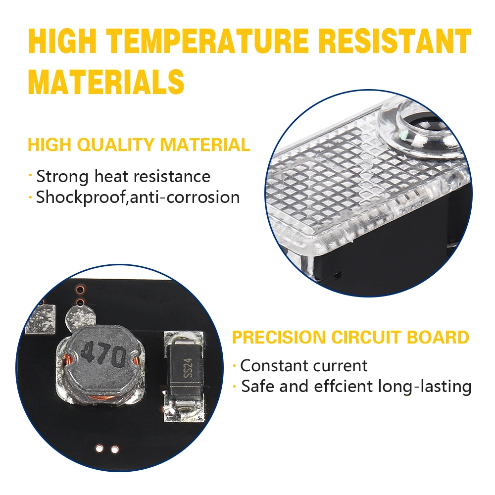 2 светодиодный двери автомобиля логотип проектор Ghost Shadow светильник для BMW E90 E60 F30