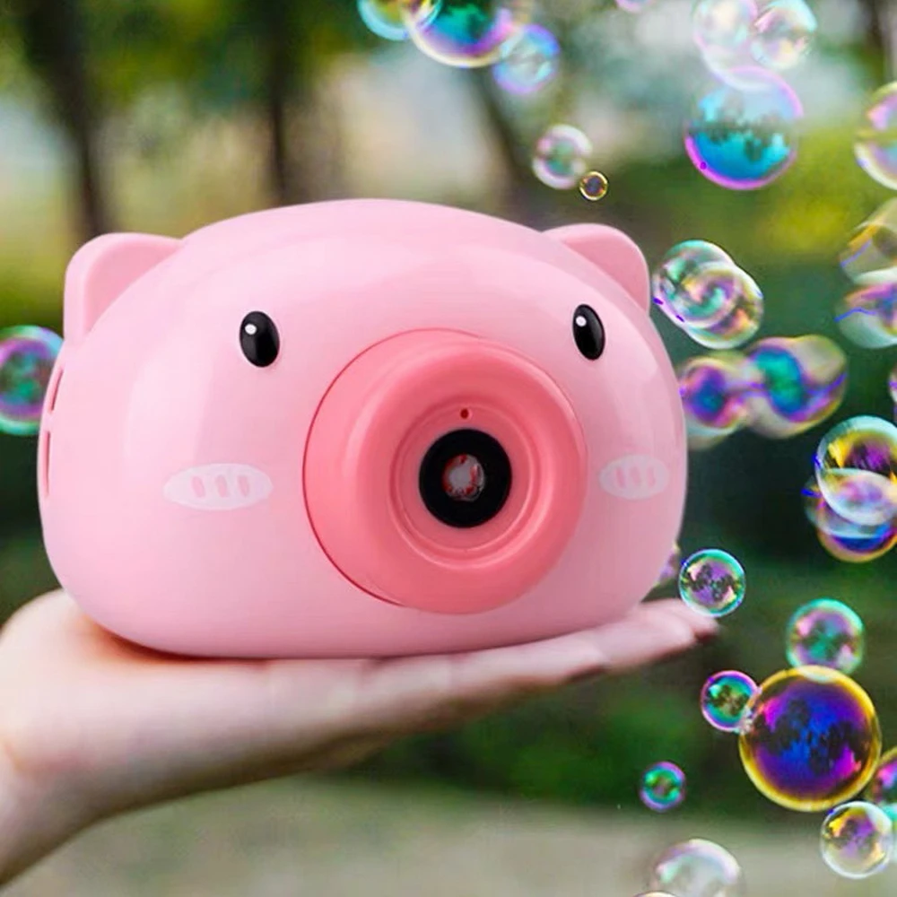 Children Magic Music Camera Bubble Toys Cute Automatic Blower Machine Tools For Kids Toy Baby Spielzeug | Игрушки и хобби
