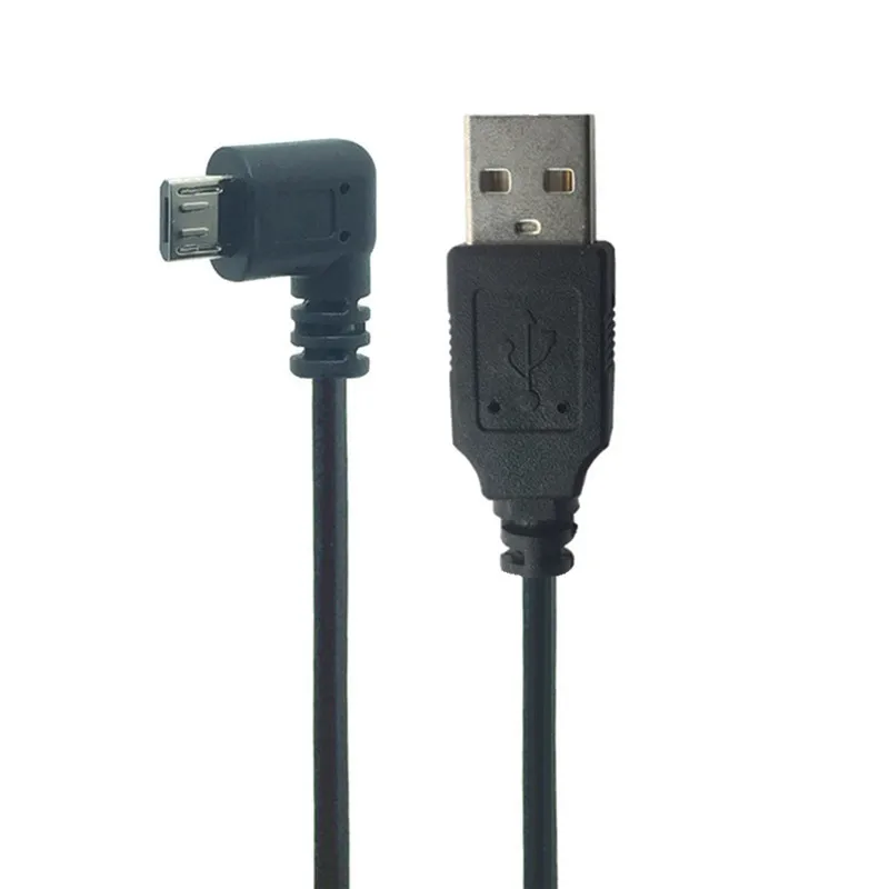 Кабель USB 2 0 Type A папа микро Прямой Угловой кабель для передачи данных и зарядки