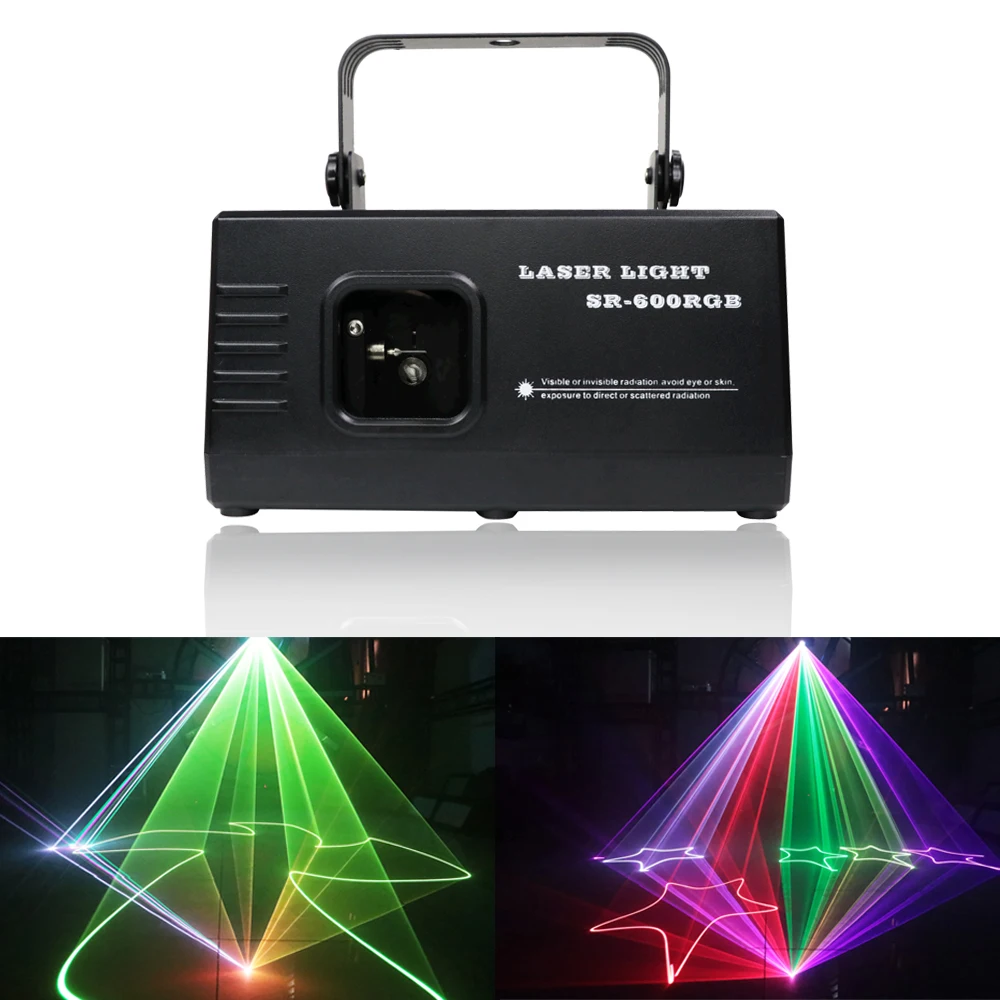 

Disco Laser Light 600mw Strong Beam Animation Scan Projector DJ Bar Professional Light Home Party Wedding Laser Lighting