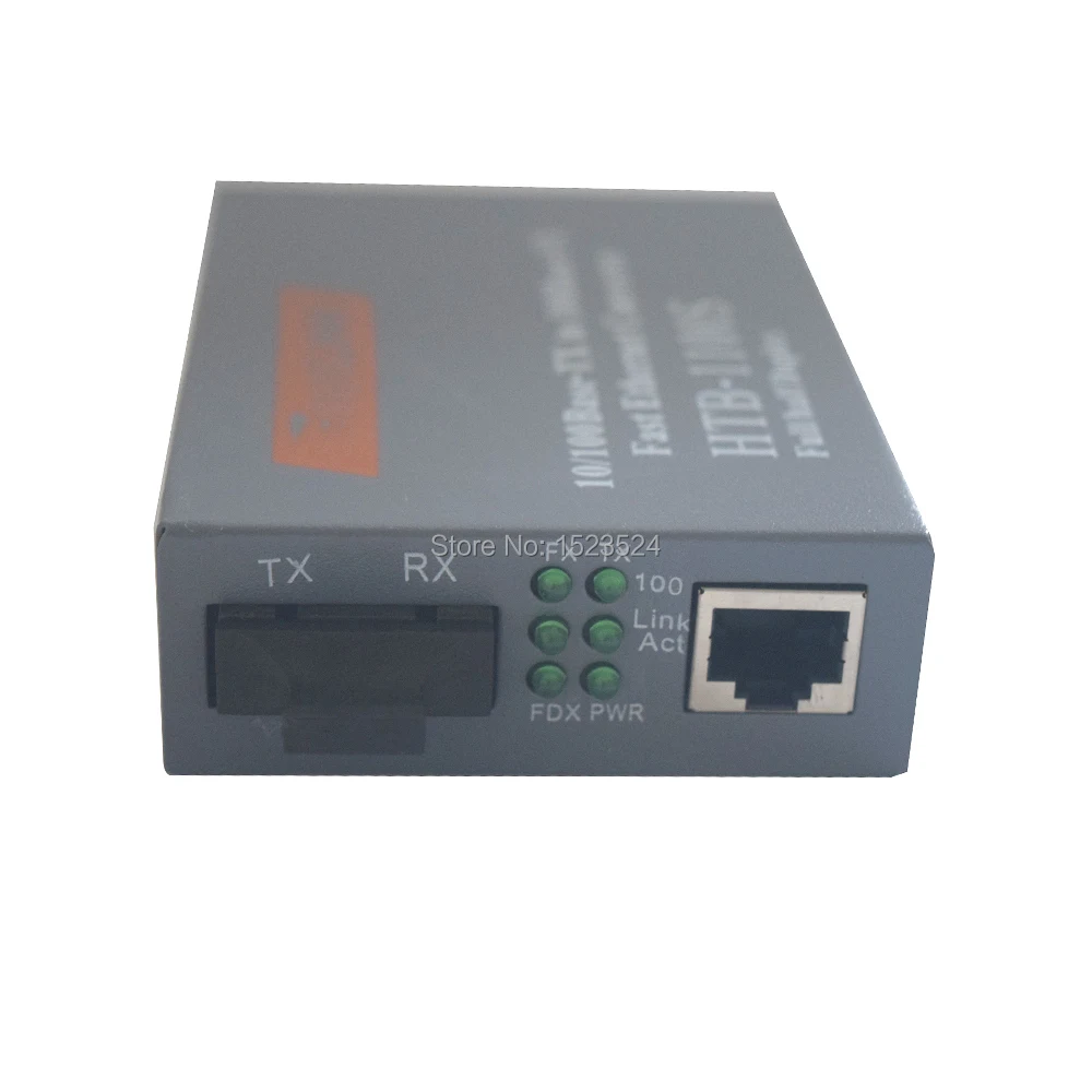 Оптический медиаконвертер 10/100 Мбит/с RJ45 многомодовый дуплексный 2 км бесплатная