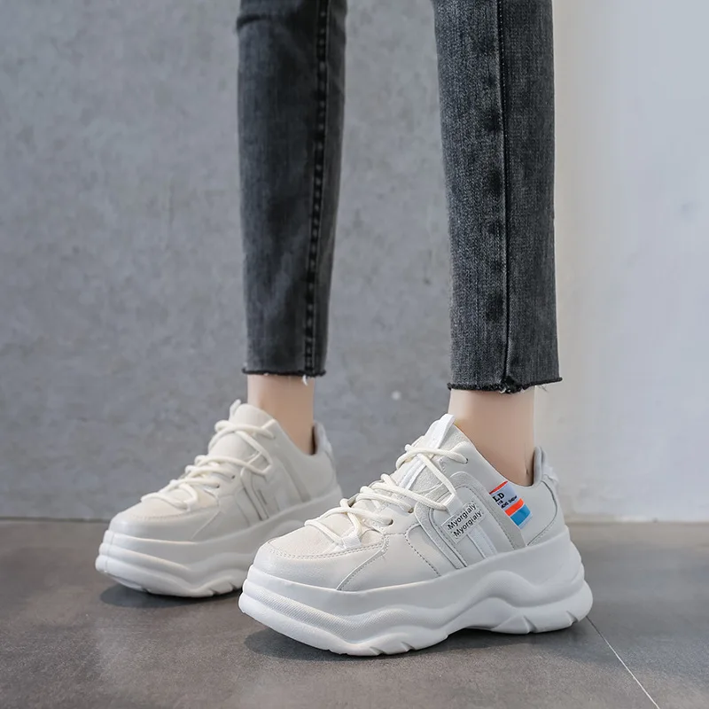 

shoes women fashion personality students Korean version ins super fire thick-soled sneakers women