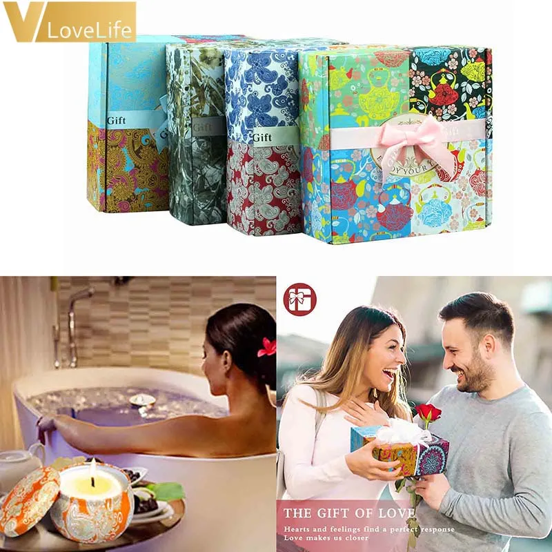 Ароматические свечи подарочный набор 100% Натуральный Соевый Воск Путешествия