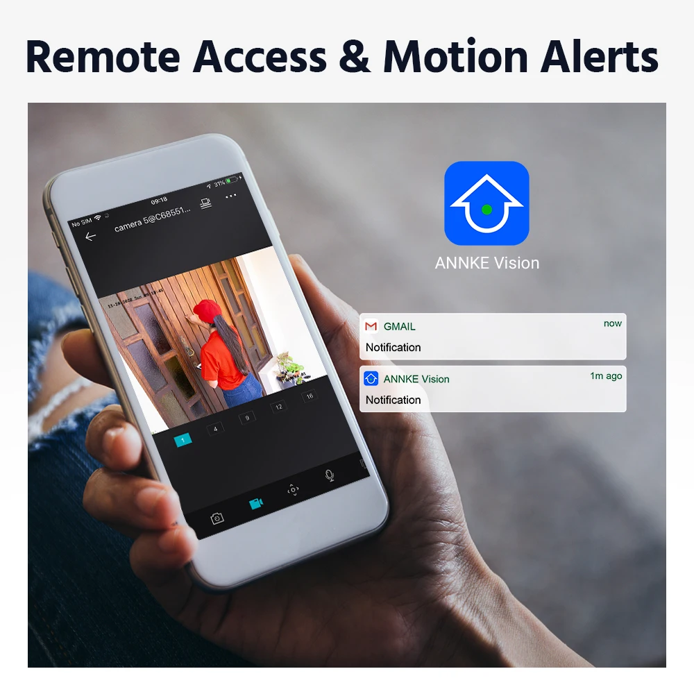 

ANNKE 1PCS Ultra HD 8MP POE IP Camera Outdoor Indoor Weatherproof 4K Video Surveillance Camera CCTV Camera With Audio Recording