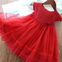 childrens dress girls dress wedding party princess dress casual kids clothes lace long sleeves dress childrens vestidos for