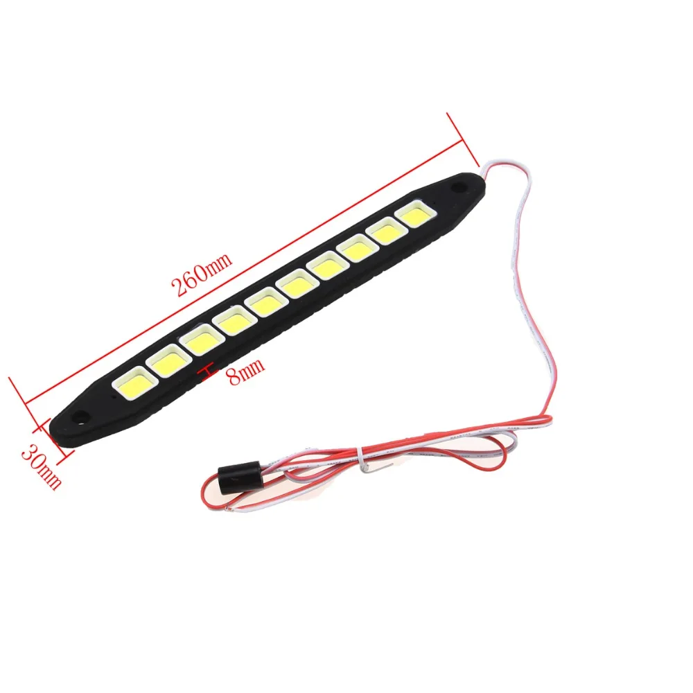 1 пара водонепроницаемых автомобильных дневных светодиодных ламп POSSBAY дневные