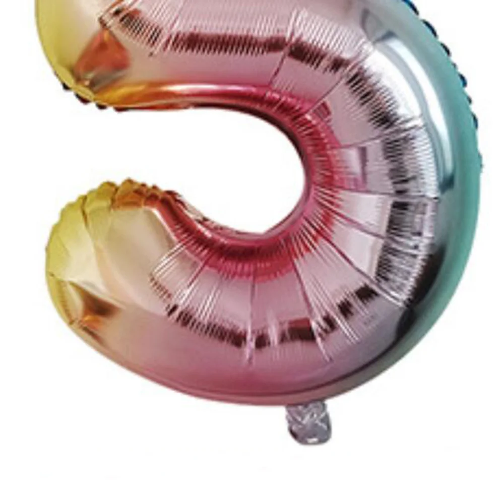 32 дюймовые воздушные шары с цифрой фольга 0 9 цифр возраст любовь гелиевые Свадьба