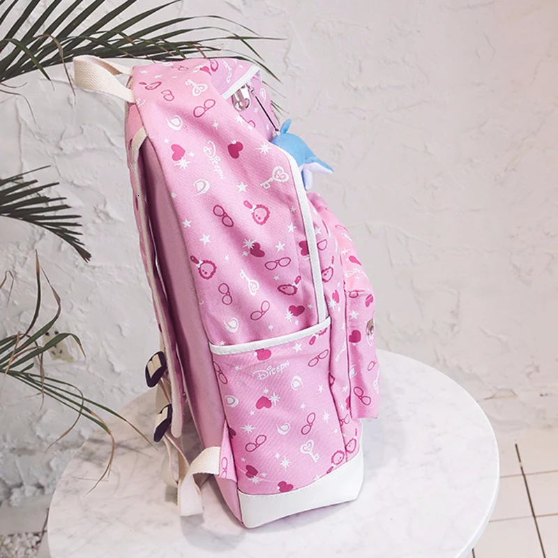 Lastest 3Pcs/Sets Cute pink Glasses Printing School Backpack Women Backpacks School Bags for Teenage Girls Travel Bag mochilas