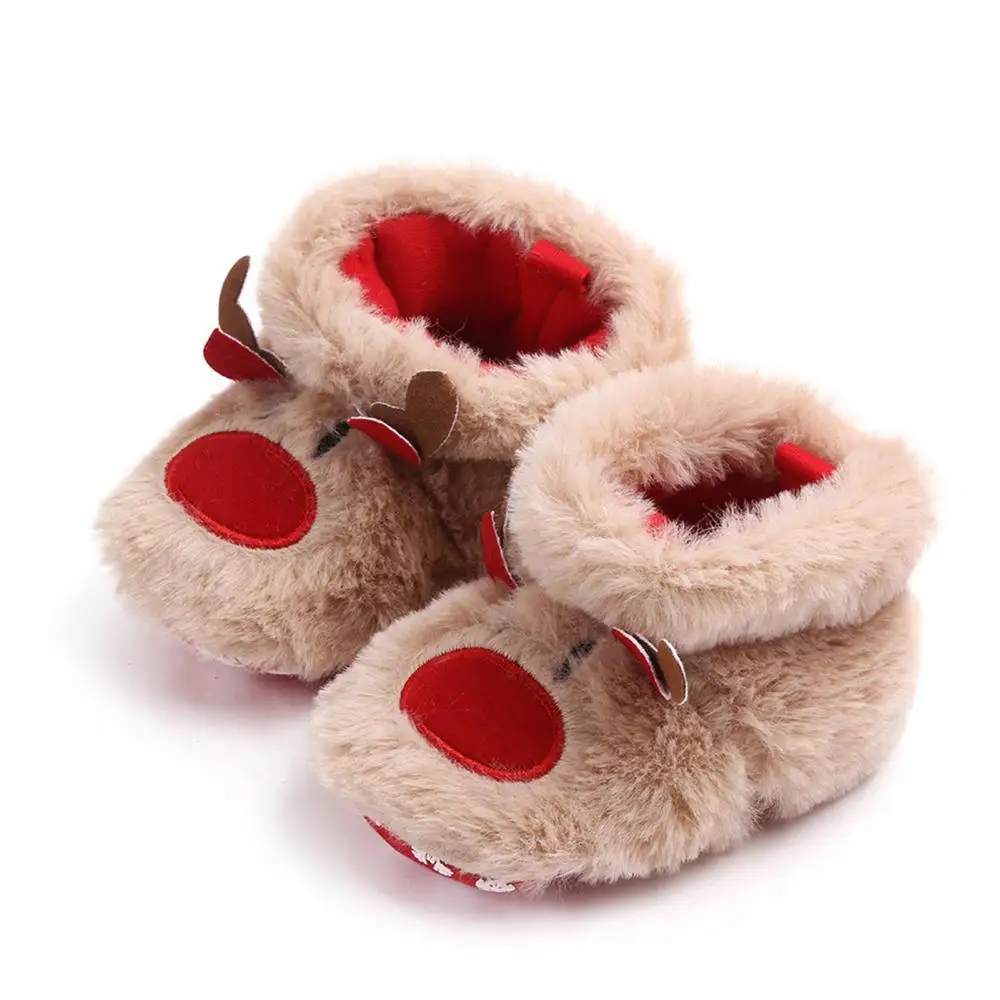 

Winter Baby Girls Boys Thick Anti-skid Warm Deer Toddler Shoes Infant Boots Padded boots toddler girl and boy shoes winter
