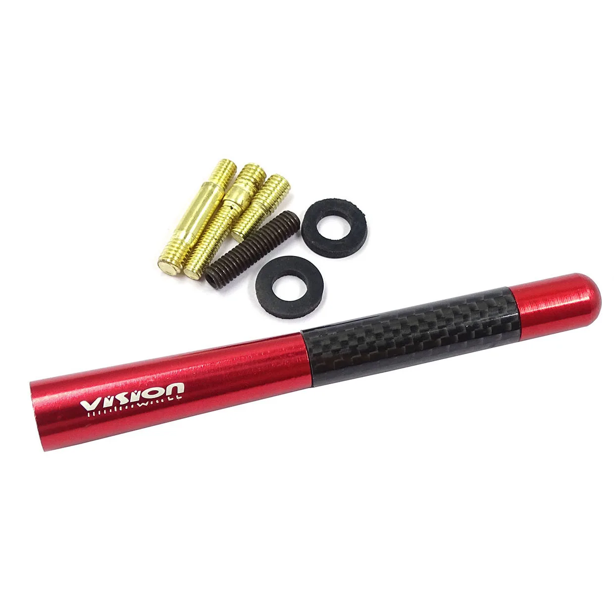 Высококачественное Черное короткое углеродное волокно 4 7 дюйма для Ford Focus Fiesta