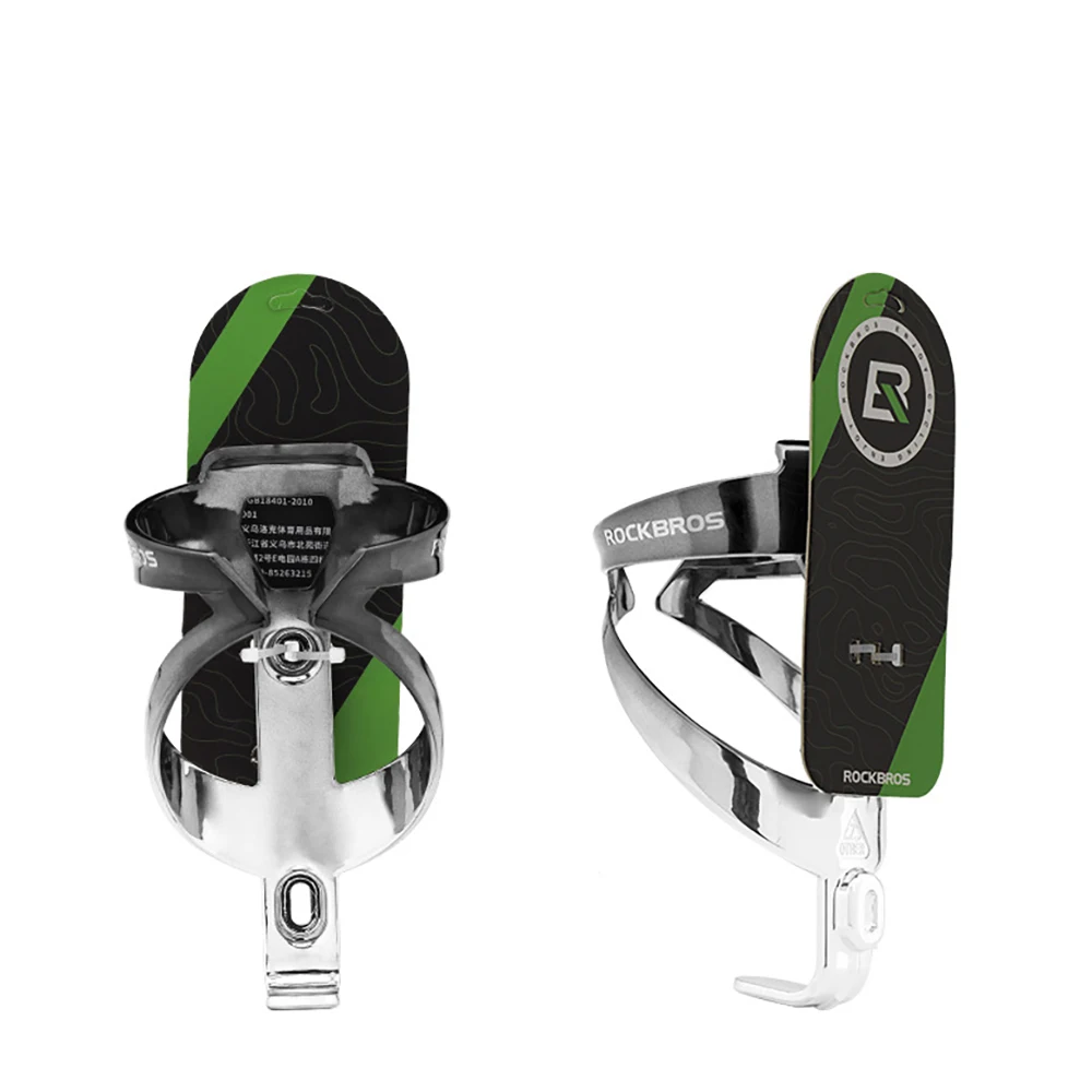 

ROCKBROS MTB Bike PC Bottle Cage Toughness Integrally Molded Electroplating Ductility Bottle Holder 3 Colors Bicycle Accessories