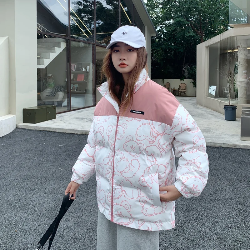 Женские короткие парки куртка новинка 2021 зимние толстые пальто с капюшоном и