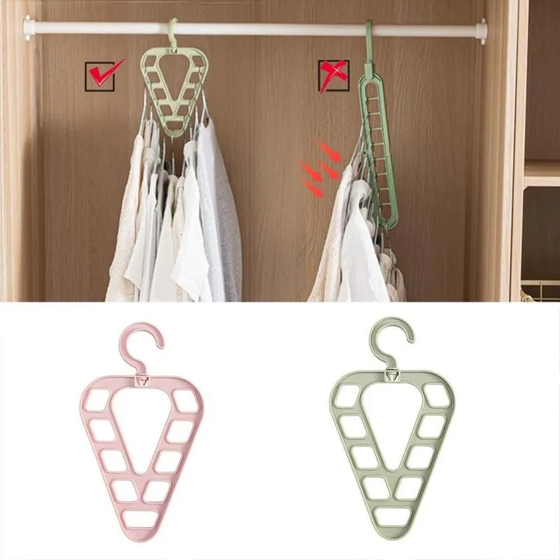 

Multi-port Support Circle Clothes Hanger Multifunctional Home Hanger Accessory For Clothes Hanger Clothes Clothes S9T4