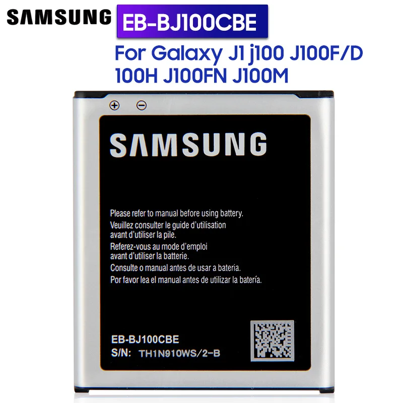 Оригинальная запасная аккумуляторная батарея для Samsung Galaxy J1 j100 J100F/D J100H J100FN J100M NFC