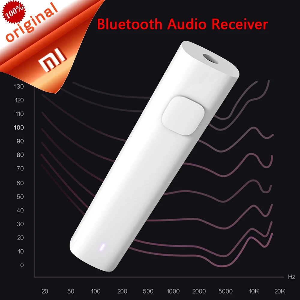 Xiaomi Bluetooth аудио приемник для проводное устройство для наушников светильник батарея внутри с AUX для type-C USB-C BT приемник