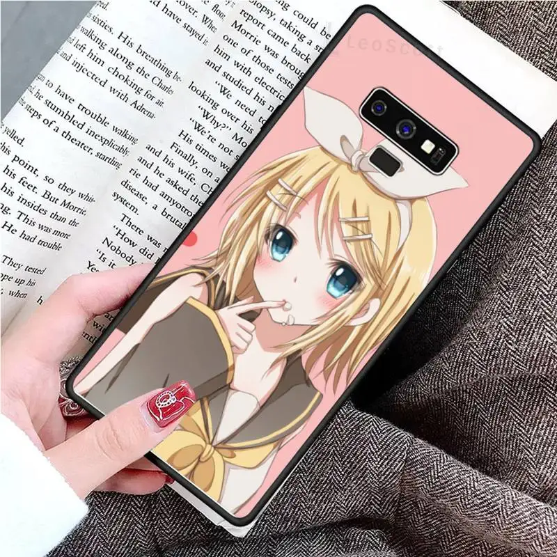 

KAGAMINE RIN VOCALOID Phone Case For Samsung Galaxy S8 S9 S10 Plus S10E Note 3 4 5 6 7 8 9 10 Pro Lite Cover Funda Shell Coque
