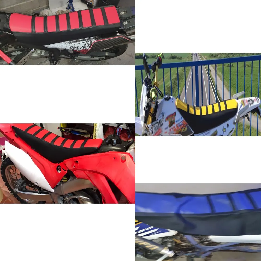 

KX KLX KDX 65 85 100 125 150 250 450 F R S SR D-TRACKER Motorcycle Rubber Soft Seat Cover Dirt Bike Leather Covers