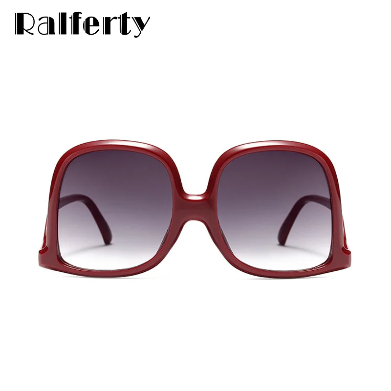 Ralferty 2020 негабаритные солнцезащитные очки для женщин нестандартные Оттенки