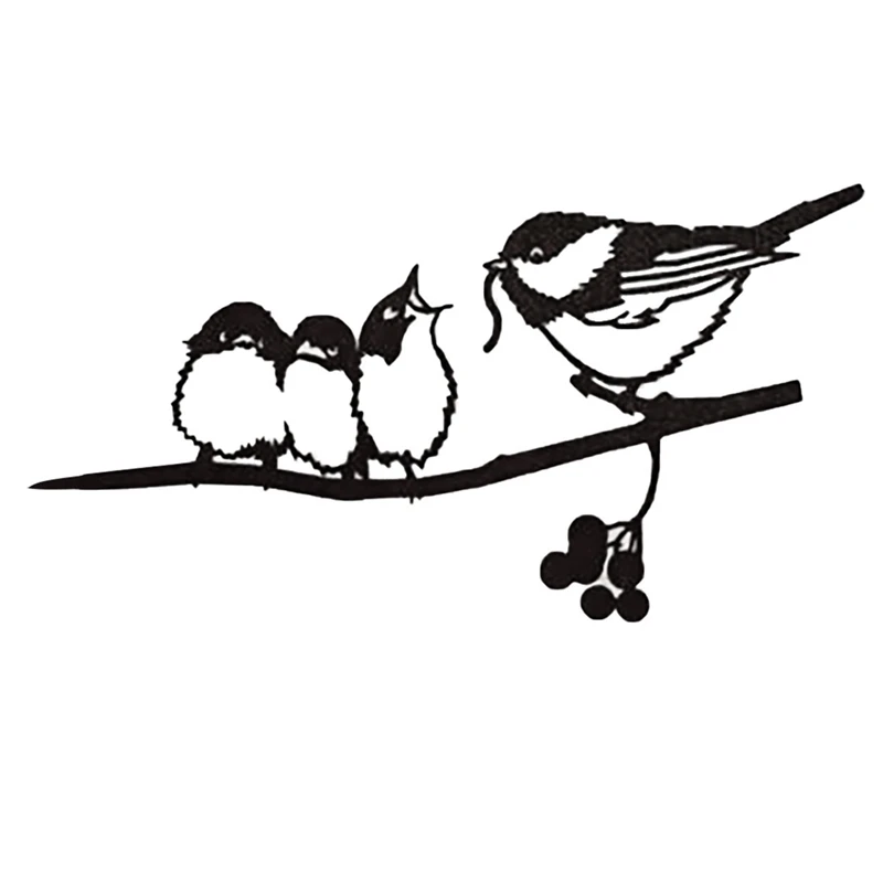 

Птица Металлическая Птица искусство украшения для вашего двора Дерево металлическое искусство и двор садовое украшение