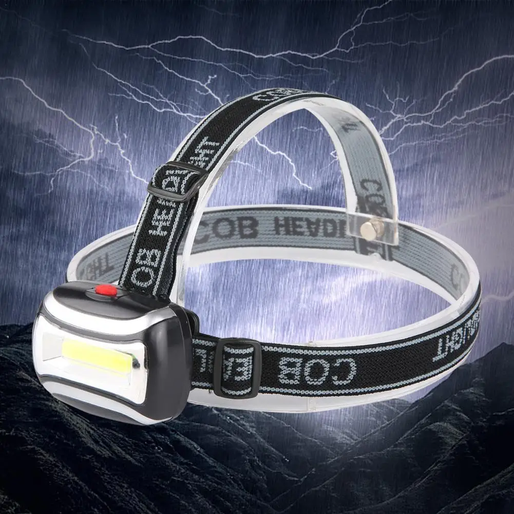 

Rechargeable Led Head Lamp 3w Strong Light Camping Headlight Emergency Fishing Outdoor Cob Headlight