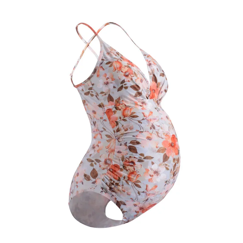 

Новый женский купальник 2021 платье для беременных сексуальный слитный купальник большого размера с принтом для беременных женский купальни...