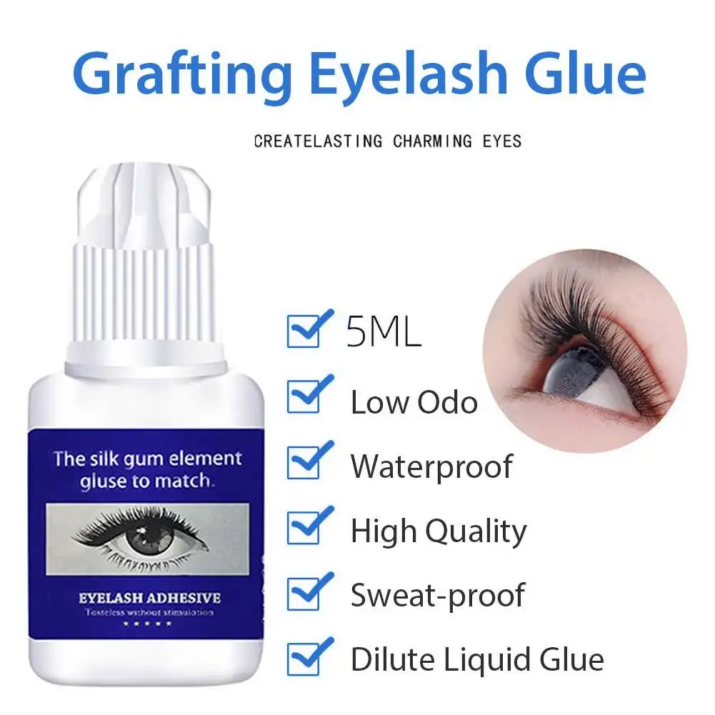 Клей для наращивания ресниц (привет кошечка) не вызывает аллергию Быстросохнущий