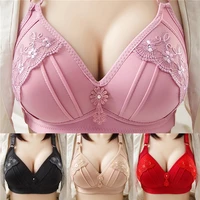 adjustable bras for women thin deep v cup bra sexy intimates lingerie comfort without steel ring push up brasieres plus size
