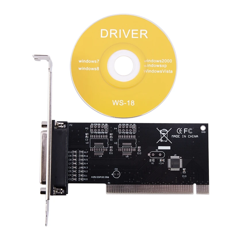 

Адаптер платы расширения Pci 25-контактный параллельный Lpt Pci на параллельный Db25 плата контроллера порта принтера