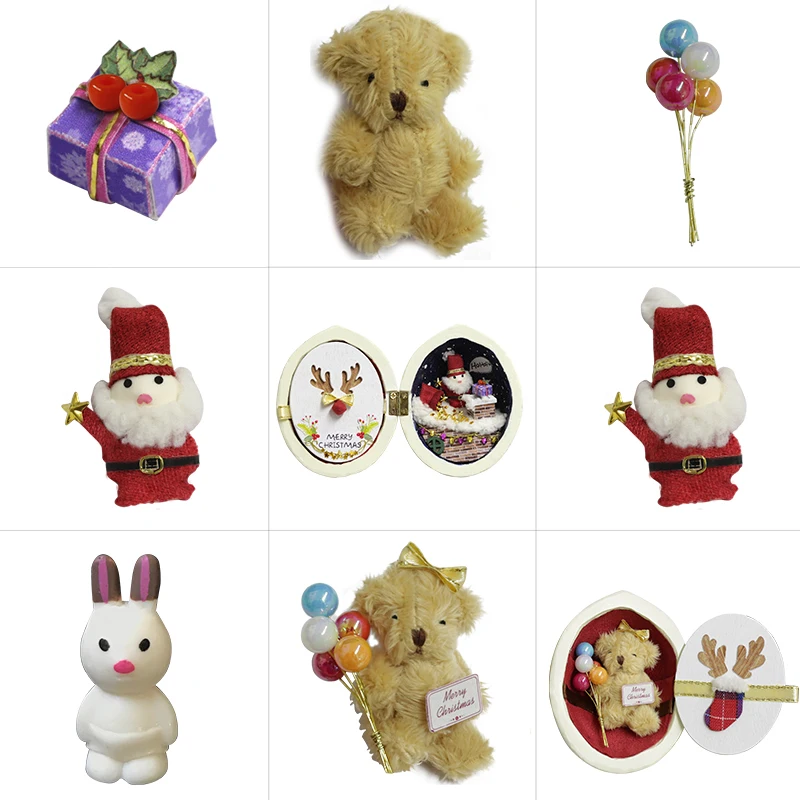 

Christmas Gift DIY Dollhouse Furniture Miniature Wooden Miniaturas Doll House Box Theatr Toys for Children Casa Seed World