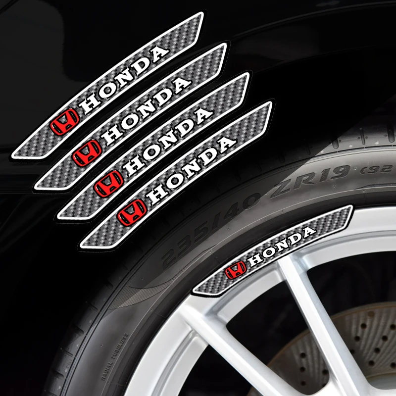 

Car Stripe Sticker Auto Decorative Wheel Hub Sticker Decal for Hondas Civic CRV Accord Fit City Odyssey Pilot Jazz Legend Vezel
