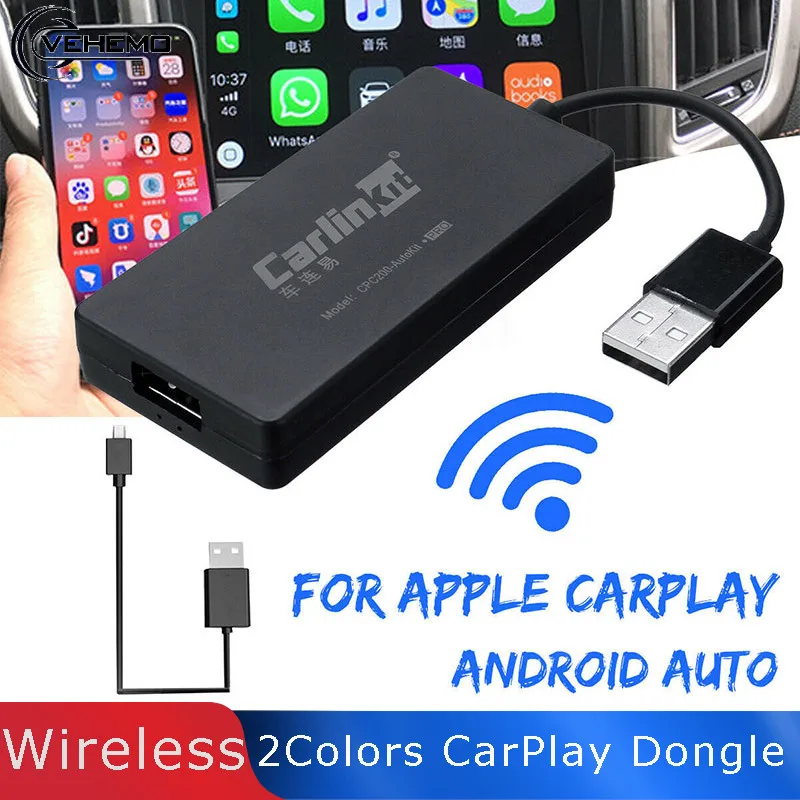 Беспроводная смарт-ссылка для bluetooth Apple IOS CarPlay Dongle автомобильный Android Navigatie Carlinkit Speler Mini USB Carplay Stok Auto