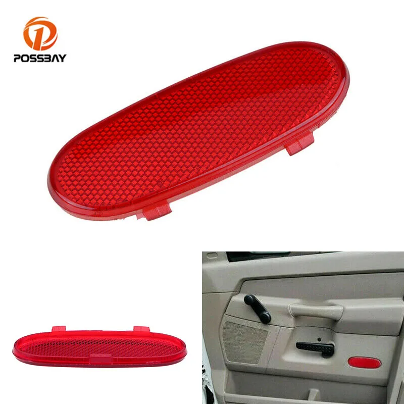 

Car Front Door Panel Reflector Cover Trim Red Interior Parts 5179299AA for Dodge Ram 1500 2002 2003 2004 2005 2006 2007 2008